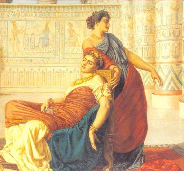 Valentine Cameron Prinsep Prints The Death of Cleopatra oil painting image